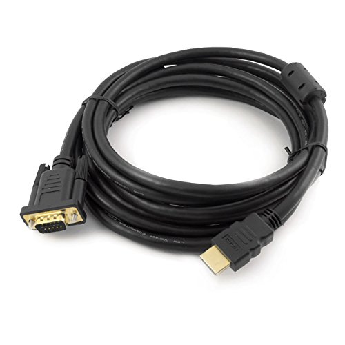 Incutex Monitorkabel HDMI auf VGA Kabel 3 Meter HDTV LCD 720p & 1080p NUR HDMI auf VGA - 3