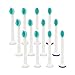 Produktbild Jiaggo 12 Stück Aufsteckbürsten für Philips Sonicare FlexCare Platinum Elektrische Zahnbürste HX9111/20 Ersatzbürsten - Mini Größe