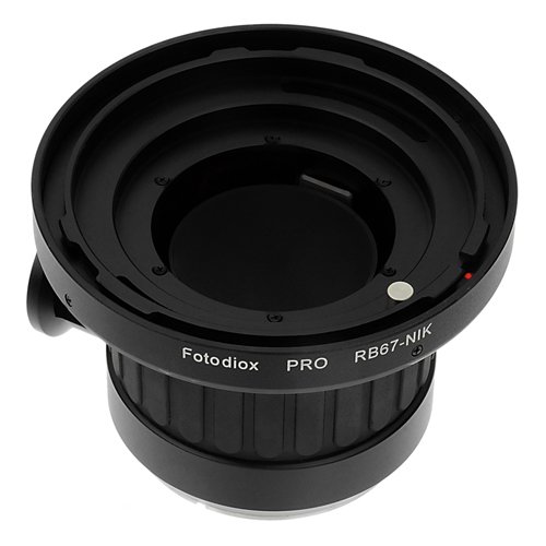 Fotodiox Pro Lens Mount Adapter with Focusing Barrel, Mamiya RB67 Lens to Nikon Camera such as D7200 & D5000