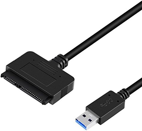 InVaFoCo USB 3.0 to SATA III Cable Adapter for 2.5" SSD / HDD Drives w/ UASP - SATA to USB 3.0 Converter and Cable SATA III Hard Drive Adapter