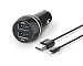 Produktbild Philips DLP2357V/10 Cargador Rápido para Coche 5V/3.1A 2 Puertos USB con Cable Lightning