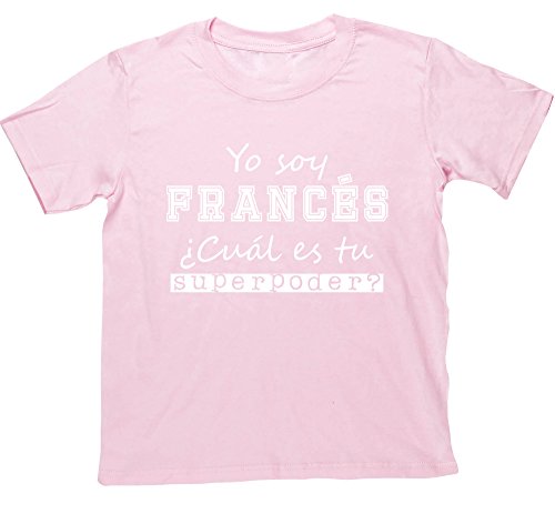 HippoWarehouse Yo Soy Francés, ¿Cuál es tu Superpoder? camiseta manga corta niños niñas unisex