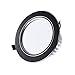 Produktbild Tritow Schwarze Legierung Downlight hohe Helligkeit 7/24/12W Downlamp Runde LED Aluminium Dekoration Panel Licht Deckenleuchte Acryl Eye Protection energiesparenden Einbau Embedded Deckenpanel Licht