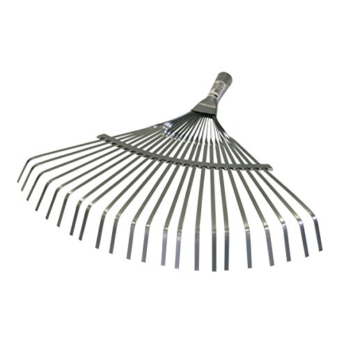 Preisvergleich Produktbild Laubbesen Fächerbesen Laubrechen Laub Rechen Gartenbesen Straßenbesen verzinkt Garden Gartenzubehör Gartenabfällen