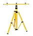 Produktbild Stativ für LED-Strahler, Halogen-Strahler, Baustrahler usw. Höhenverstellbar bis 1,60 m, gelb