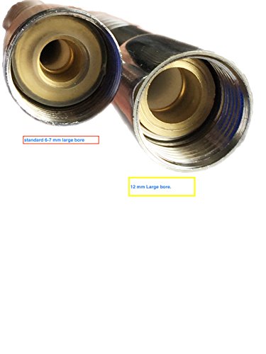 HouslerÃ‚Â® SUPER LOW WATER PRESSURE BOOSTING SHOWER HEAD&12mm LARGE BORE 2M LONG SHOWE HOSE by HOUSLER - 3