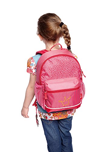 sigikid 23996 Enfant Fille Sac à Dos Scolaire, Rose Vif, Pinky Queeny'