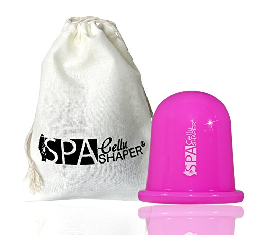 SPA CELLU SHAPER® Anti Cellulite Silicone Massage Cups -ON SALE - Best Natural Method to Reduce The Orange-Peel Effect from Home (Pink)