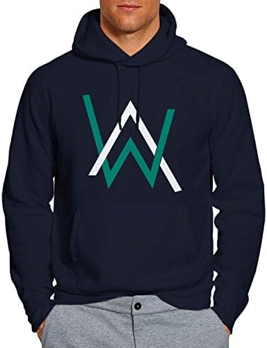 Alan Walker Hoodie Unisex Adults WB -  Blue -