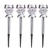 Rrimin 4pcs Waterproof Solar Power LED Light Garden Lawn Landscape Lamp Decor RS.1798.00