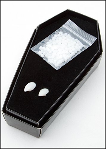 Vampirzähne ‚Blood Sucker‘ wiederverwendbar mit Abformmasse (Thermoplastik) – perfekter Halt durch individuelle Anpassung - 3