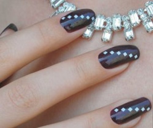 Nail Stencils by Glamstripes - Diamonds
