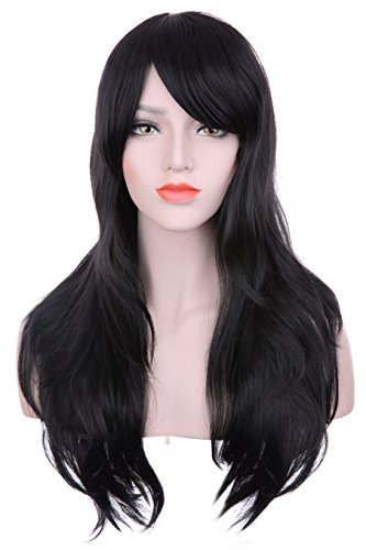 Peluca de cabello ondulado para mujer, ideal para fiestas de Halloween o para uso diario, marca Hxhome