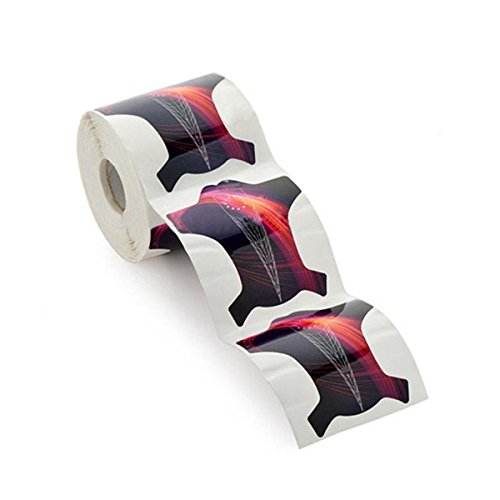 Preisvergleich Produktbild KINGDUO 100Pcs Nagelkunstformen Acryl-Gel Extension Guide Sticker