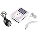 Produktbild FEITONG Mini USB Clip MP3 Player Musik Player LCD Schirm Kopfhörer Datenkabel Unterstützung 32 GB Micro SD TF Karte (Silber)