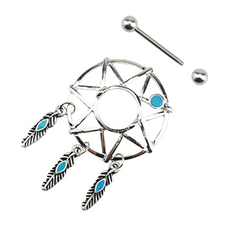 Adeby(TM)1 Pc Women Fashionable Sexy Sun Nipple Ring Body Ring Piercing Jewelry
