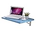 Produktbild WJSW Klappbarer Wandtisch Massivholz Computertisch Studiertisch Einfach, 3 Größen, 5 Farben (Farbe: Hellblau, Größe: 60X45CM)