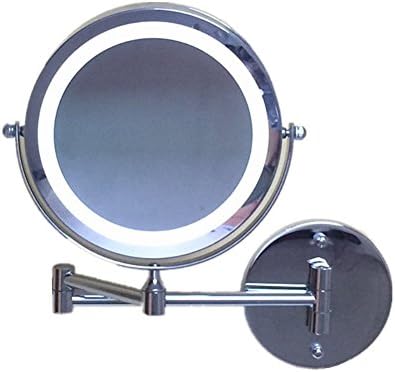 Exquisite CW7 Zoll Wand Befestigter Led-spiegel 1 x / 3x Vergrößerung Kosmetische Make-up Rasieren Spiegel