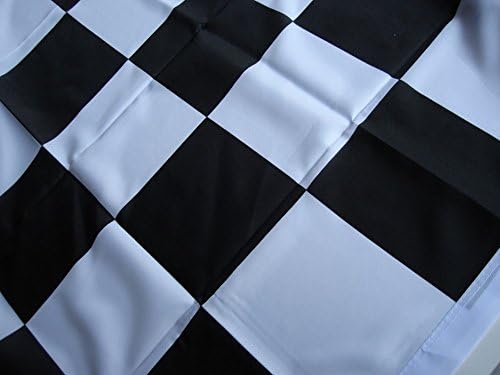Flag F1 Formula One GP Black & White Chequered 5ft x 3ft 1500 x 900 No Eyelets