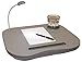 Produktbild e-fast Laptop Notebook Computer Kissen, tragbar Lesen Craft Tablett Lap Top Tisch mit 5 LEDs und Tassenhalter für Laptops bis 39,1 cm