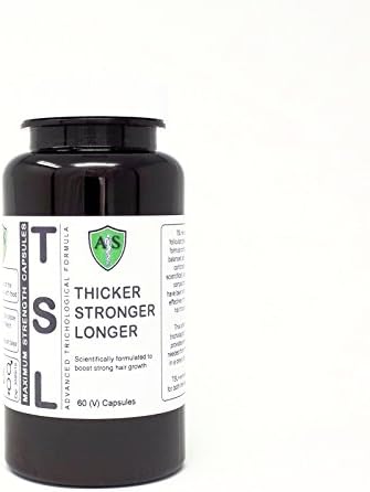 Ultimate Hair & Beard Growth Pills Faster Thicker Stronger Longer Hair Growth Hair Follicle Therapy Thin Hair Growth Strong Booster Treatment Bamboo Extract, Silica, Biotin, MSM (1)