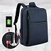 Produktbild HAOYANE Rucksack für Laptop, Schulranzen, Damen, Herren, Outdoor-Rucksack, Business-Tasche, Diebstahlsicherung, für Flugreisen, Tragetasche und Regenschutz für Damen und Herren, blau