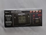 TechLine LCD Funkwecker Wecker mit Doppleprojektion schwarz