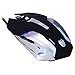 Produktbild JUDYelc Mechanisches Gefühl Maus USB verdrahtet mit Cool Black Atem Led Steigung Lichter Ergonomische Gaming Mäuse - Strahlenschutz
