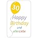 Produktbild Susy Card Glückwunschkarte, Family And Friends, Geburtstag 30, 1 Stück in Folie