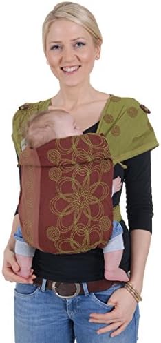 Hoppediz Hop-Tye Classic Baby Carrier Sling, Including Carrying Instructions (Marrakesch Kiwi)
