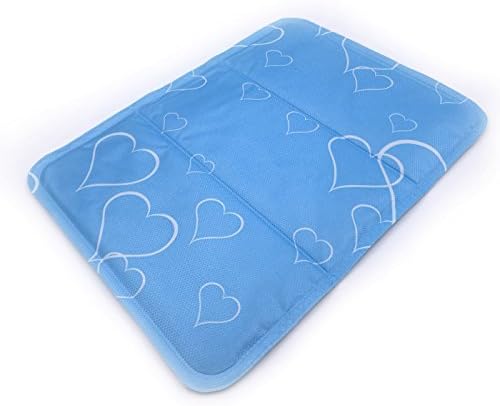 SIYANG Multifunction cool mat Longterm cooling soft Anti-mildew antibacterial (Blue Heart)