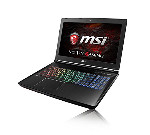 MSI GT62VR 7RD  Dominator  222UK  15 6 Inch Gaming Laptop  Black  -  Kabylake Core i7-7700HQ  16 GB RAM  256GB SSD  1TB HDD  GTX 1060  Windows 10 