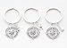 Produktbild 3 Best Friend Kompass Schlüsselanhänger Set von drei Schlüsselanhänger BFF Schlüsselanhänger Kompass Schlüsselanhänger Freundschaft Schmuck personalisierte Monogramm Zubehör