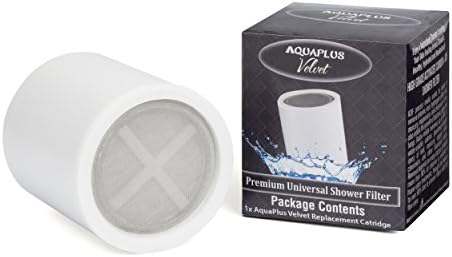 Shower Filter Replacement Cartridge for Chlorine &amp; Hard Water - Premium Chlorine Shower Filter, Hard Water Shower Filter, Shower Water Softener To Remove Hardness Impurities - Easily Fits Fixed, Rain, Handheld Shower Heads - 1 pack