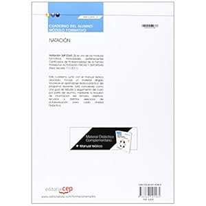 Cuaderno del alumno. Natación (MF0269_2: Transversal). Certificados de profesionalidad