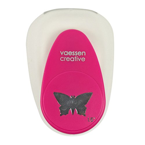 Vaessen Creative 21440-007 Stanzer Maxi Schmetterling | 3, 75 cm, Metal, Plastic, Purple, 9.7 x 6.8 x 5.8 cm
