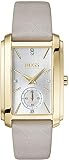 Boss Damen-Armbanduhr Analog Quarz One Size, weiß/Silber, Gold