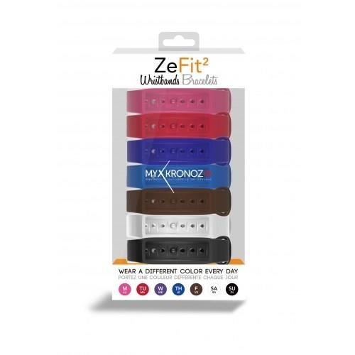 MyKronoz 813761020800 "ZEFIT2-PACK-7 BRACELETS-CLASSIC" Smartwatch Ersatzarmband