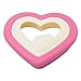 Produktbild pemm + 6 Herz Sandwich Maker Brot Form Cutter (1, Pink Weiß)