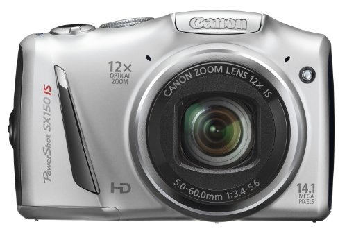 Canon PowerShot SX 150 IS Digitalkamera (14 Megapixel, 12-fach opt. Zoom, 7,6 cm (3 Zoll) Display, bildstabilisiert) silber Canon PowerShot SX 150 IS Digitalkamera (14 Megapixel, 12-fach opt. Zoom, 7,6 cm (3 Zoll) Display, bildstabilisiert) silber Bilder