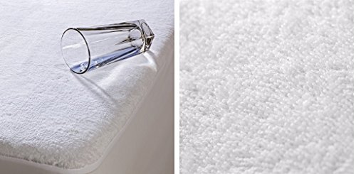 AGIA TEX wasserdichter Matratzenschoner Matratzen-Auflage Frottee-Gewebe atmungsaktiv Inkontinenz-Schutz Größe 90 x 200 cm - 5