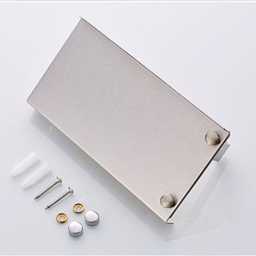 Toilettenpapierhalter, Rollenhalter, Peralng® Wandhalter Rollenhalter aus Hochwertigem Papierhalter Toilettenpapierrollenhalter Badezimmer(Edelstahl) - 6