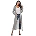 Produktbild VECDY Damen Jacken,Räumungsverkauf- Frauen Herbst Langarm Open Cape Casual Mantel Bluse Kimono Jacke Cardigan Lässige warme Jacke