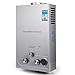 Produktbild BananaB 8L Erdgas Warmwasserbereiter LNG 16KW 2.1GPM Natural Gas Water Heater Edelstahl Durchlauferhitzer mit Duschkopf