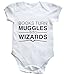 HippoWarehouse BOOKS TURN MUGGLES INTO WIZARDS baby vest boys girls