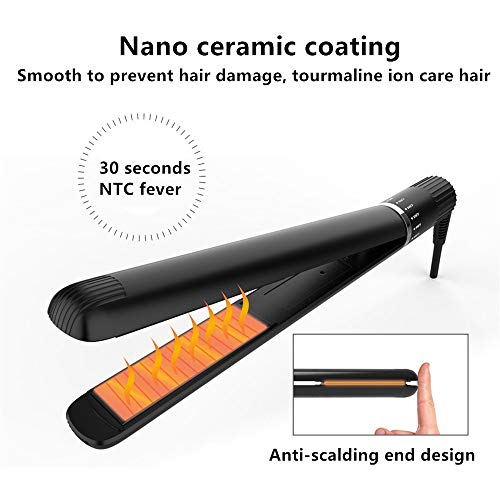 Knob Intelligent Temperature Control Hair Straightener Ceramic Paint Plywood 360 Rotating Power Cord Black Gold Rose Gold Gold reviews Knob Intelligent Temperature Control Hair Straightener Ceramic Paint Plywood 360 Rotating Power Cord Black Gold Rose Gold Gold