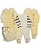 The Essential One - 3 Pack Cream Slogan Sleepsuits - ESS118