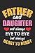 Produktbild Father and Daughter: Von Herz zu Herz  Notizbuch liniert DIN A5 - 120 Seiten für Notizen, Zeichnungen, Formeln | Organizer Schreibheft Planer Tagebuch