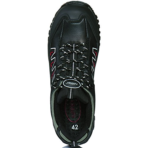 ruNNex Sicherheitsschuhe S3 LightStar extra leichte Halbschuhe Größe 44, schwarz, 5320 - 4
