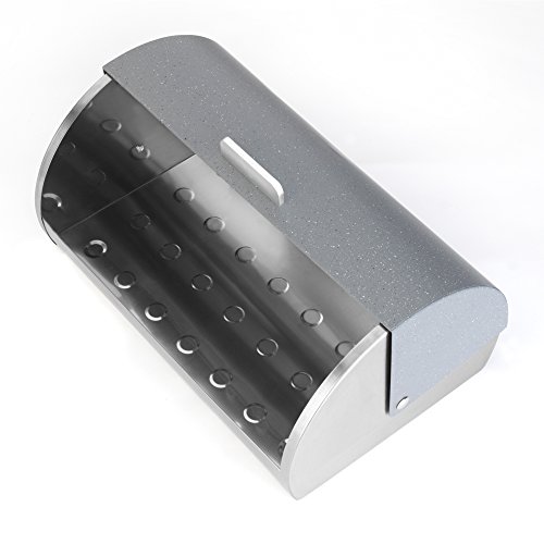 Salter Marmor Collection Classic Brotkasten, grau - 5